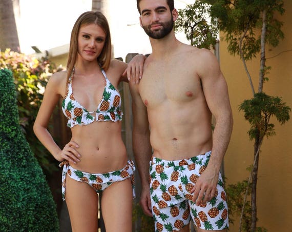 Couples matching bikini